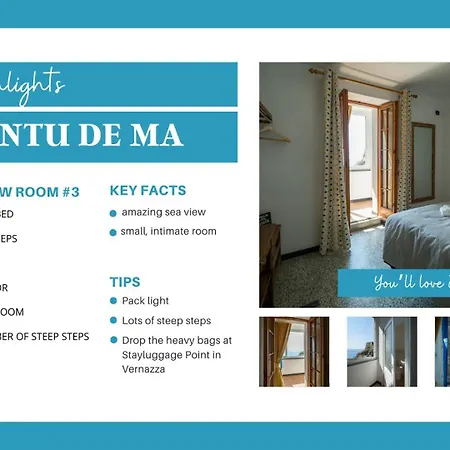 Ventu De Ma Studios&rooms Apartamento Vernazza