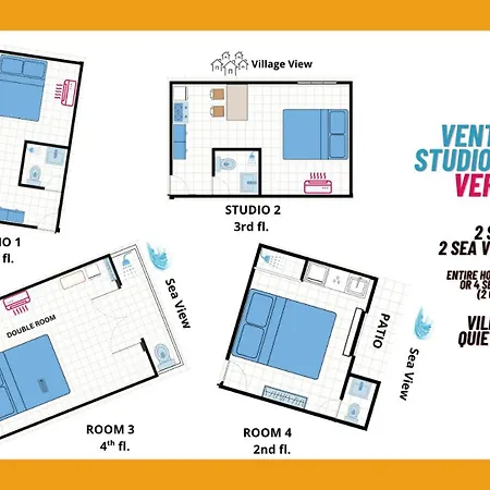 Ventu De Ma Studios&rooms Apartamento